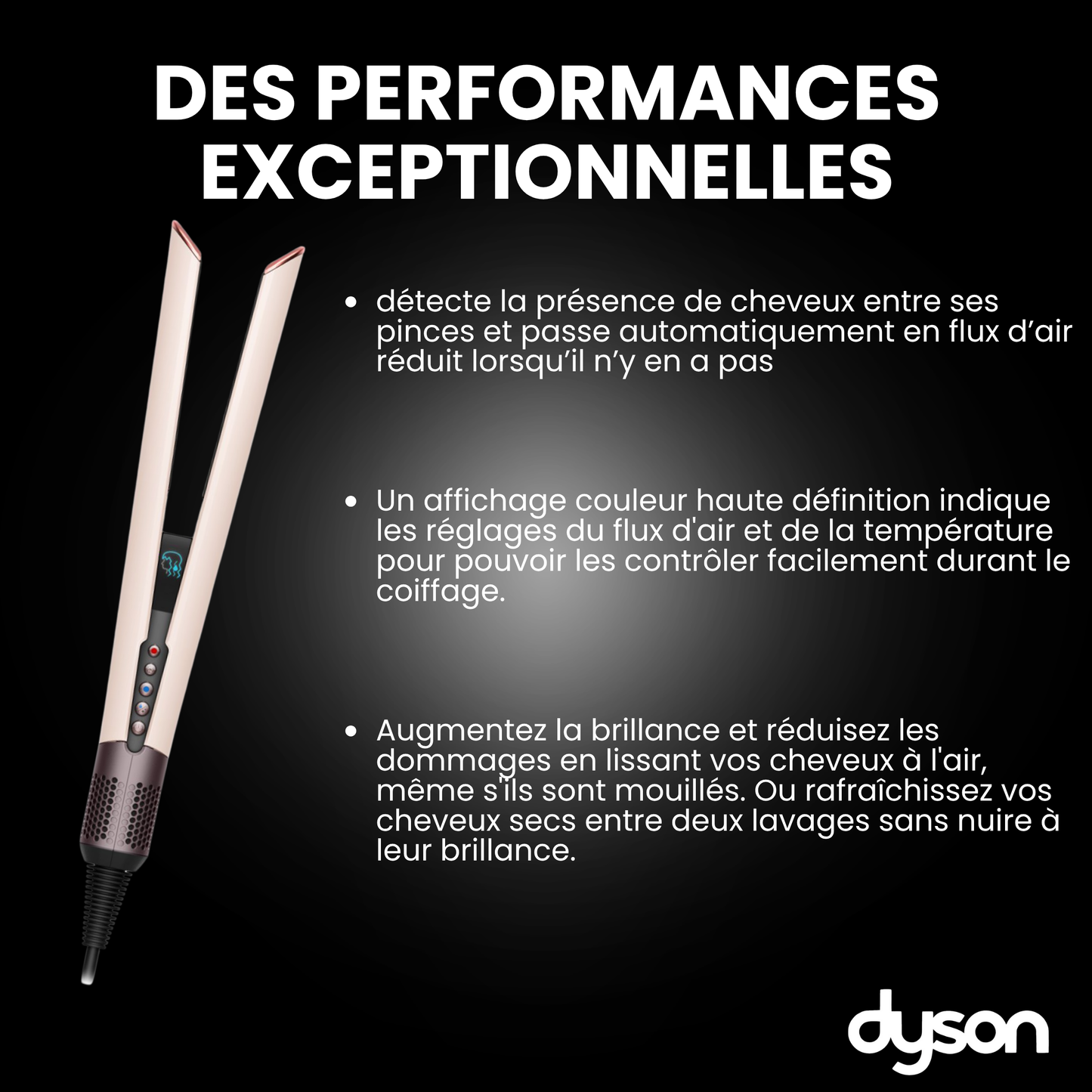 PulseAir lisseur séchant Airstrait