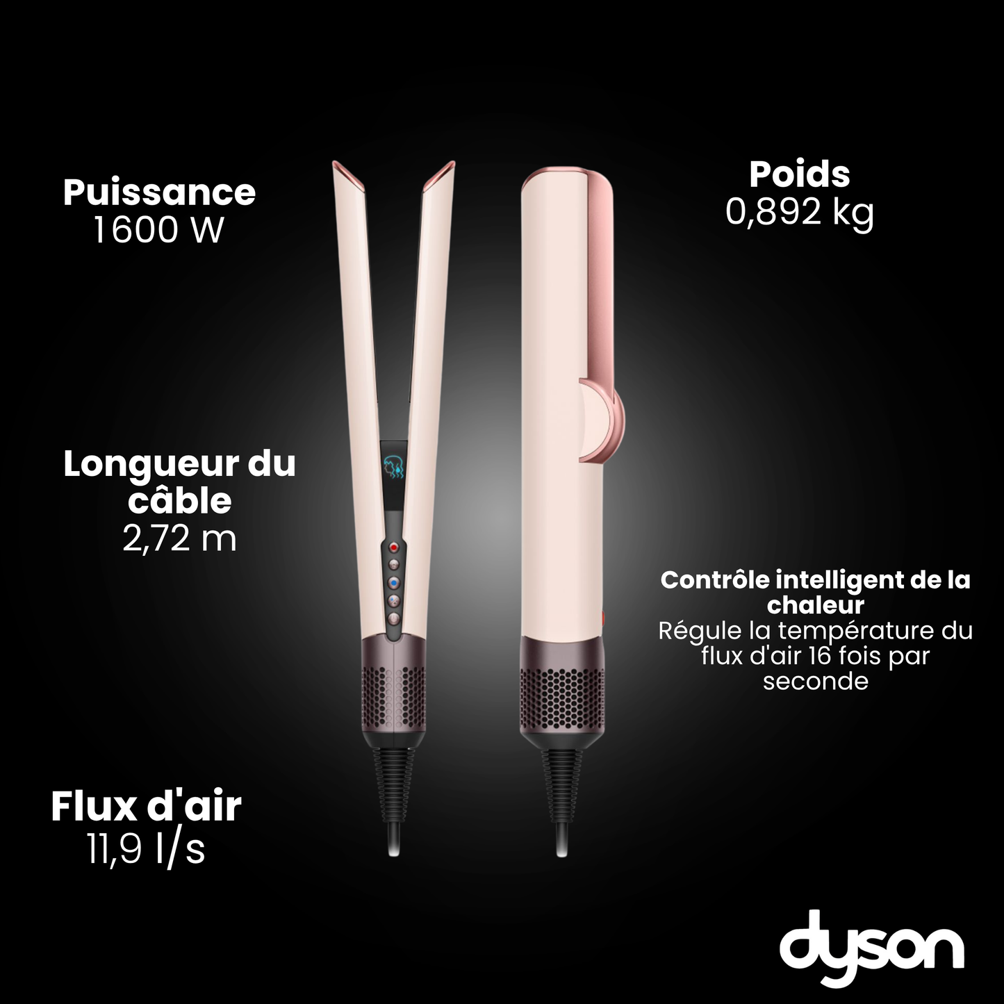 PulseAir lisseur séchant Airstrait