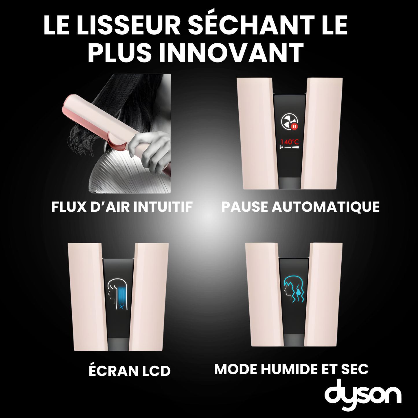 PulseAir lisseur séchant Airstrait